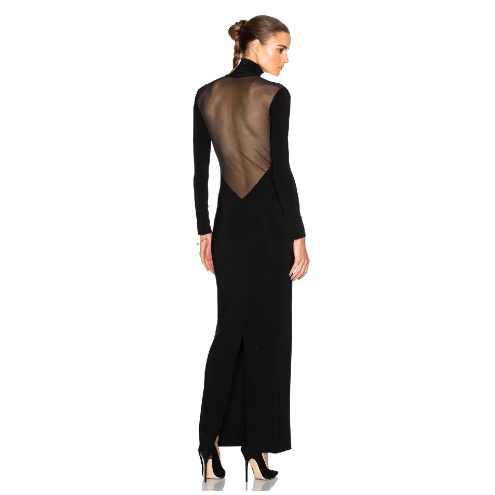 NORMA KAMALI Low Back Mesh Dress